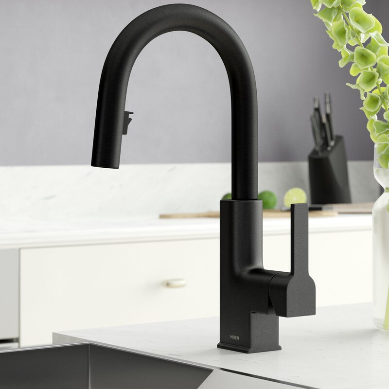 Moen STo Pull Down Single Handle Kitchen Faucet & Reviews | Wayfair